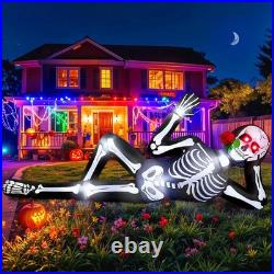 10FT Halloween Inflatable Outdoor Decoration, Halloween Skeleton Inflatable