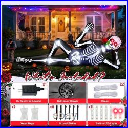 10FT Halloween Inflatable Outdoor Decoration, Halloween Skeleton Inflatable
