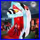 10FT Halloween Inflatable Snake Head Archway with LEDs Spooky Outdoor Decoration