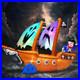 10FT Length Halloween Pirate Ship Inflatable with Pirate, Halloween Decorations