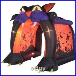 10 FT CAT TUNNEL ARCHWAY Halloween Lighted Yard Airblown Inflatable NEW 2018