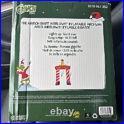 10 FT DR SEUSS GRINCH ARCHWAY Airblown Lighted Yard Inflatable NEW Gemmy