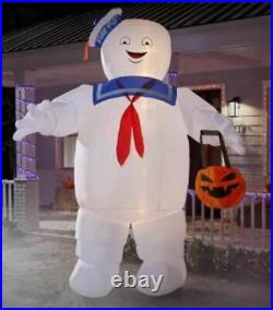 10 FT GIANT GHOSTBUSTERS STAY PUFT MAN Airblown Lighted Yard Inflatable GEMMY