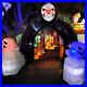 10 FT Giant Halloween Inflatable Archway Outdoor Decorations- Red Eye Grim Reape