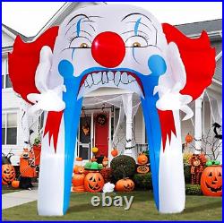 10 Ft Clown Arch Halloween Inflatable Yard Outdoor Decorations For Haunted House
