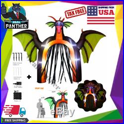 10 Ft LARGE Halloween Inflatables Dragon Archway Decorations Outdoor Yard Decor