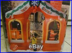 10 Ft Lighted Airblown Animated Christmas Archway Rare Inflatable Box Gemmy 2007