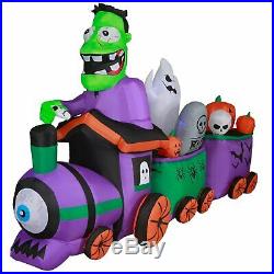 10 ft Long Runaway Graveyard Train Halloween Inflatable