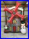 10ft Gemmy Airblown Inflatable Prototype Christmas Windmill Scene #113819