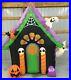 10ft Gemmy Airblown Inflatable Prototype Halloween Candy Corn Cottage #220547