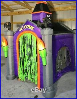 10ft Gemmy Airblown Inflatable Prototype Halloween Haunted House Tunnel #73887