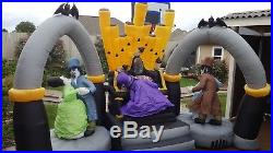 11' Animated ZOMBIE ORGAN PLAYER W DANCERS Airblown Inflatable LIGHTSHOW /SOUND