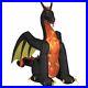 11 FT ANIMATED DRAGON WITH FLAPPING WINGS Airblown Lighted Yard Inflatable