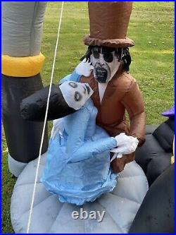 11 Feet Long Zombie Organ Player Scene Halloween inflatable 354 Of 908