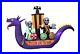 11 Foot Halloween Inflatable Dragon Pirate Ship Skeletons Bat Yard Decoration