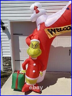 11 Ft Archway Dr. Seuss Grinch Airblown Inflatable Who-Ville Christmas Blow up