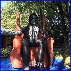 12 Foot Grim Reaper Inflatable With Sign, Brand New