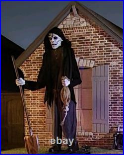 12 Ft Giant Talking Animated Bone Collector Outdoor Yard Decor
