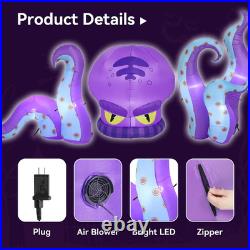 12 Ft Halloween Inflatable Octopus 3-Piece Set Outdoor Decorations