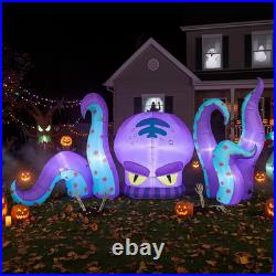 12 Ft Halloween Inflatable Octopus 3-Piece Set Outdoor Decorations