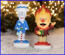 12 Heat and Snow Miser LED Lighted Blow Mold Outdoor Christmas Decor Gemmy New