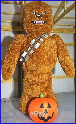12ft Gemmy Airblown Inflatable Prototype Halloween Fuzzy Chewbacca #74019