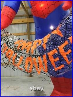 12ft Gemmy Airblown Inflatable Prototype Halloween Giant Spider-Man #73667
