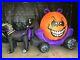 12ft Gemmy Airblown Inflatable Prototype Halloween Reaper Pumpkin Carriage#74406