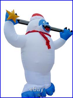 12ft Gemmy Christmas Inflatable Airblown-Bumble withSanta Hat