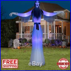 12ft Spooky Giant Female Ghost Scary Lighted Airblown Halloween Inflatable Gemmy