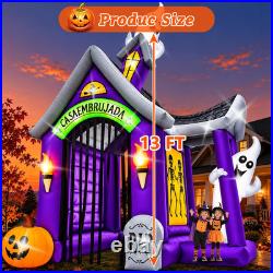 13FT Giant Halloween Inflatable Archway Haunted House Inflatables