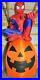 13ft Gemmy Airblown Inflatable Prototype Halloween Spider-Man on Pumpkin #220872