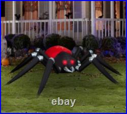 14.5' Gemmy Colossal Fire & Ice Spider Airblown Yard Inflatable