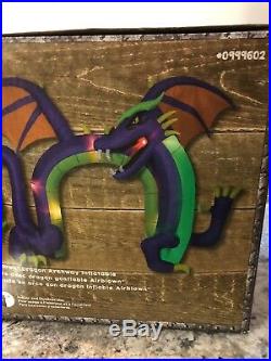 14 FT HUGE DRAGON ARCHWAY Lighted Yard Airblown Inflatable