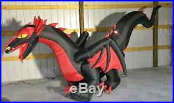 14ft Gemmy Airblown Inflatable Prototype Halloween Winged Dragon #74363