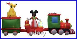 16' DISNEY MICKEY MOUSE Minnie Pluto TRAIN Airblown Lighted Yard Inflatable