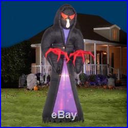 16' HUGE GRIM REAPER PROJECTION LIGHTED halloween Airblown Inflatable Decor NEW