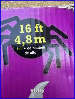 16 ft Gemmy LED Color Changing Ghost AirBlown Inflatable Yard Decoration READ