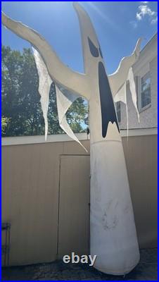 16 ft Gemmy LED Color Changing Ghost AirBlown Inflatable Yard Decoration READ