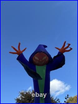 18' GEMMY COLOSSAL REACHING PUMPKIN REAPER Airblown Lighted Yard Inflatable Rare