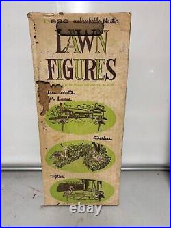 1960's NEVER OPENED In Box Beco Blow Mold Egret Blowmold No. 391 Lawn Figure New