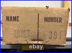 1960's NEVER OPENED In Box Beco Blow Mold Egret Blowmold No. 391 Lawn Figure New