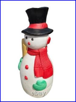 1988 TPI Snowman Blow Mold 40 VTG Lighted Plastic Christmas Outdoor Decor