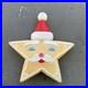 1991 Union Products 16 Santa Star gingerbread Face Blow Mold small flaw shown