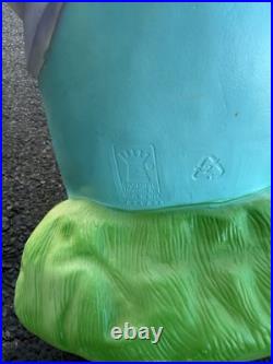 1993 Vintage Mr. Easter Bunny Blow Mold Lighted Empire 35 Yard Decor