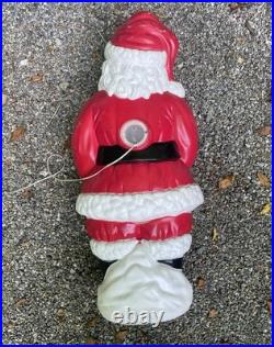 1997 Grand Venture Santa with Toy Soldier Christmas Blow Mold 38' Lights Up USA