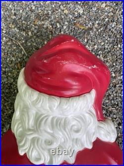 1997 Grand Venture Santa with Toy Soldier Christmas Blow Mold 38' Lights Up USA