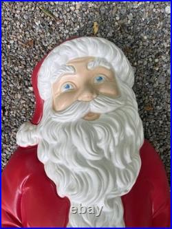 1997 Grand Venture Santa with Toy Soldier Christmas Blow Mold 38' Lights Up USA