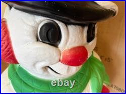 1999 Grand Venture Blow Mold Snowman Lighted Original Wiring Tested Works