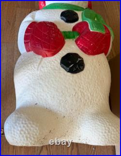 1999 Grand Venture Blow Mold Snowman Lighted Original Wiring Tested Works